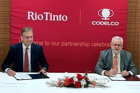 Copper: Rio Tinto and Codelco collaborate to find more metal in Chile