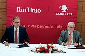 Rame: Rio Tinto e Codelco collaborano per trovare più metallo in Cile