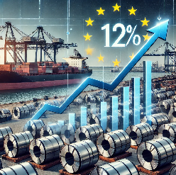 Aumento Record delle Importazioni di Acciaio nell’Unione Europea: +12% nei Primi Giorni del 2025