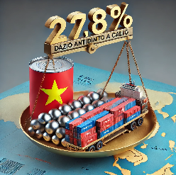 Vietnam Impone Dazi Antidumping Temporanei sul Acciaio Laminato a Caldo Cinese