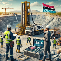 BHP Investirà 40 Milioni di Dollari Australiani per l’Esplorazione di Giacimenti di Rame e Argento in Botswana