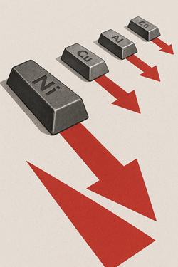 Prezzi Dei Metalli Di Base In Calo Sullo SHFE: Il Nickel Guida Le Perdite