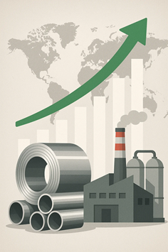 Produzione Globale Di Acciaio Inossidabile In Crescita Nel 2024: Aumentano I Volumi Nel Quarto Trimestre
