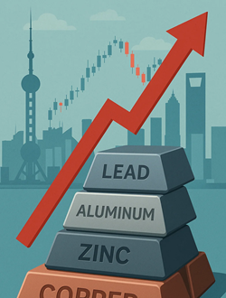 Rialzi Dei Prezzi Dei Metalli Di Base Sullo Shanghai Futures Exchange