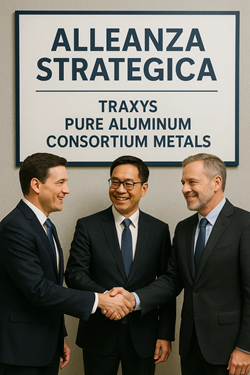 Alleanza Strategica Tra Traxys, Pure Aluminum E Consortium Metals Per Valorizzare Il Rottame Di Alluminio Negli Stati Uniti