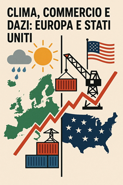 Clima, Commercio e Dazi: Europa e Stati Uniti tra Skdm e Negoziati sul Carbonio