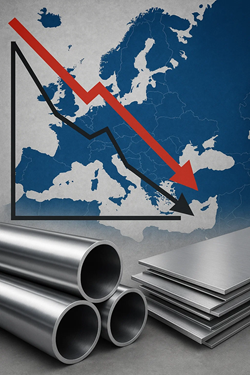 Mercato Europeo dell’Acciaio Inossidabile In Fase Discendente
