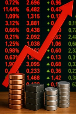 Prezzi Dei Metalli Di Base In Rialzo Alla Borsa Di Shanghai: Lo Zinco Guida I Guadagni