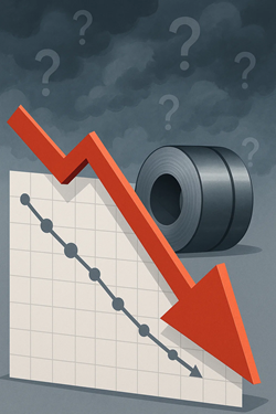 Prezzi In Calo E Clima Di Incertezza Nel Mercato Spot Dell’acciaio Laminato A Caldo In Europa (HRC)