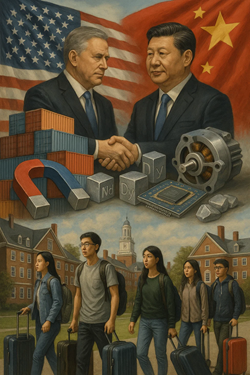 Accordo Strategico Tra USA E Cina Su Terre Rare E Scambi Accademici