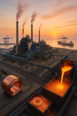 Avvio Delle Operazioni Per La Nuova Raffineria Di Rame Di Adani