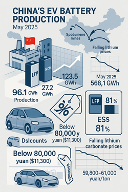 Boom Della Produzione Di Batterie In Cina Grazie Alla Guerra Dei Prezzi Tra Produttori Di Veicoli Elettrici