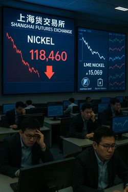 Debolezza Dei Metalli Di Base Sullo Shfe: Il Nickel Guida I Ribassi Del 17 Giugno