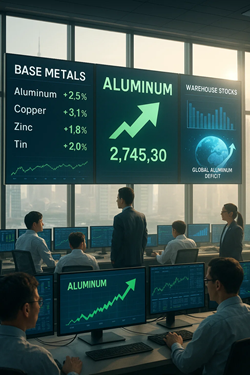 Prezzi Dei Metalli Di Base In Aumento Sullo SHFE: L’Alluminio Guida La Corsa