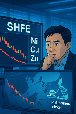 Prezzi Dei Metalli Di Base In Calo Sullo Shfe: Il Nickel Guida La Fase Ribassista