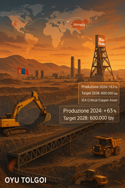 Rio Tinto Ridispone Le Risorse Per Espandere Oyu Tolgoi In Mongolia