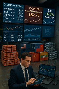 Spread Del Rame In Forte Backwardation Sull’Lme: Pressione Da Inventari In Calo E Attività Di Arbitraggio