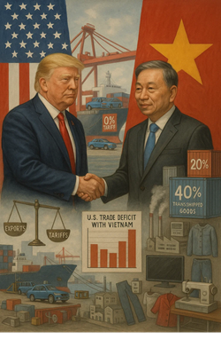 Accordo Commerciale Storico Tra Stati Uniti E Vietnam Prima Della Fine Della Tregua