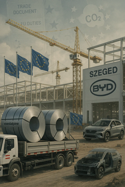 BYD Sceglie Voestalpine Come Fornitore Di Acciaio Per Il Nuovo Stabilimento In Ungheria