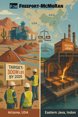 Freeport-McMoRan Rilancia Sulla Produzione Di Rame: Iniziative Tecnologiche, Pressioni Da Dazi E Nuovi Equilibri Asiatici