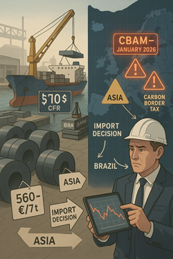 Mercato Europeo Dei Coils E Delle Bramme: Prezzi In Calo, Domanda Debole E Pressioni Valutarie