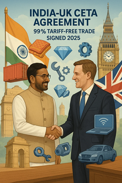 Firma Storica Del CETA: Nuova Era Per I Rapporti Commerciali India–Regno Unito