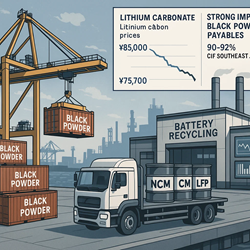 China: New Black Powder Imports After Legalization of Black Mass Imports