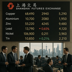 SHFE Base Metal Prices Decline, Lead the Session’s Worst Performer