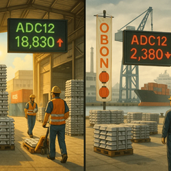 China Spot ADC12 Prices Rise as Futures Rebound