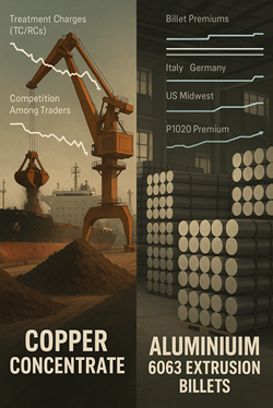 Copper and Aluminum: Concentrate Tensions, Billet Stability