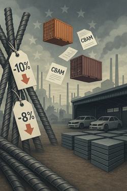 Steel in Italy and Europe: Falling Prices, Weak Demand, and Regulatory Expectations