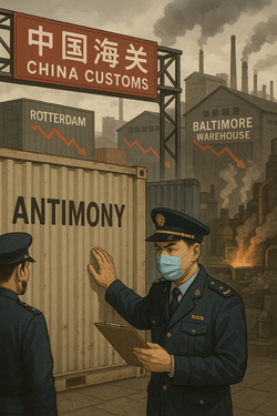 China’s Antimony Exports Rise in August
