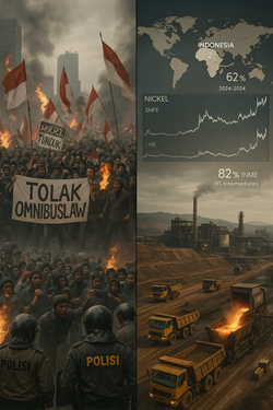 Indonesia on Fire: Protests Still Not Stopping Nickel, But Market Fears Grow