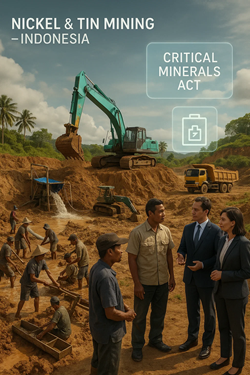 Indonesia Punta A Regolarizzare Le Attività Minerarie Per Rafforzare Le Catene Industriali