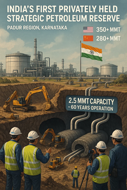 MEIL to Build India’s First Private Strategic Petroleum Storage Facility: A Record-Breaking Project