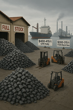 Italian Pig Iron Market and Russian Exports: Firm Demand and Falling Prices