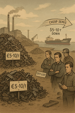 Italian Scrap Market: Prices Stable But Sentiment Negative