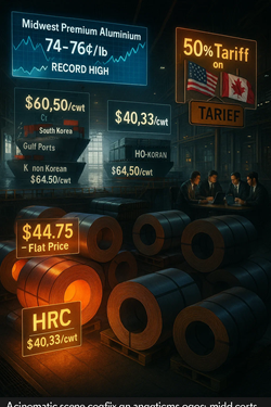 US Galvalume Market: Prices Steady, Weak Demand, and Soaring Rates