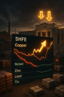 Base Metals at the SHFE: Mixed Trends Amid Fed Policy Expectations and Market Dynamics