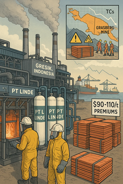 PT Smelting Gradually Resumes Production Amid Oxygen Shortages and Copper Market Tensions