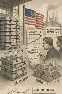 Metal Premiums in Europe and the United States: Changing Dynamics Amid Limited Supply and Weak Demand