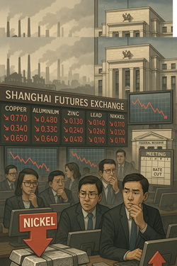Shanghai Futures Exchange Metal Prices Decline Amid Fed Rate Cut Expectations and Weak Chinese Data