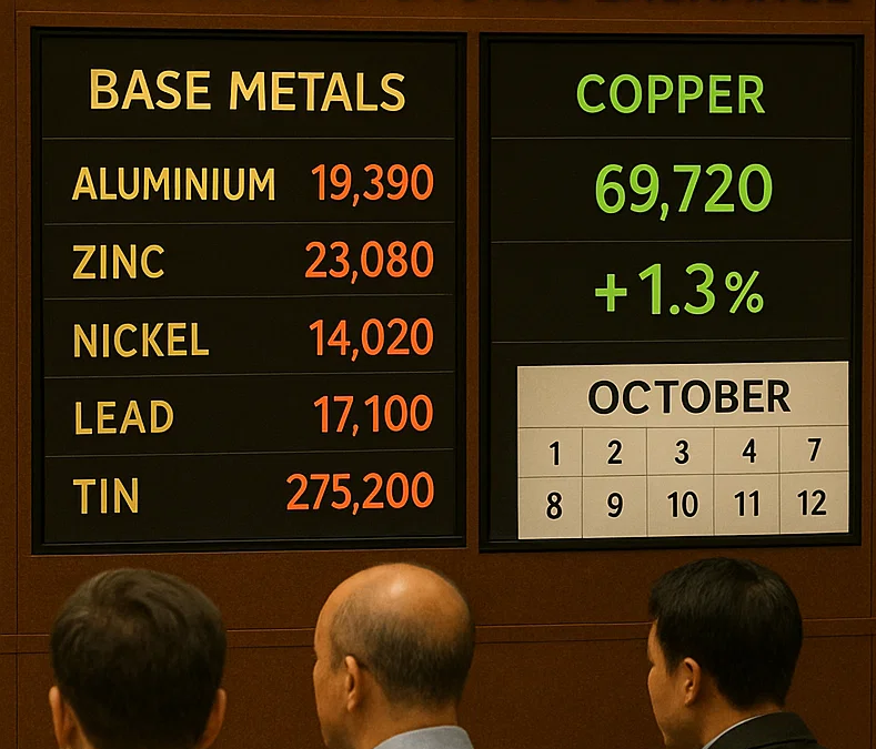 SHFE Base Metal Prices Steady, Copper Rises