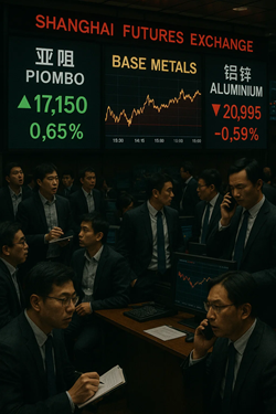 Base Metal Prices Show Mixed Trends on the Shanghai Futures Exchange (SHFE)