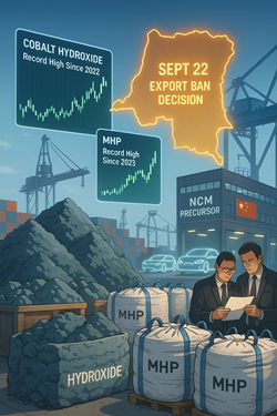 Cobalt Prices Rise Sharply Amid DRC Expectations and Supply Shortages