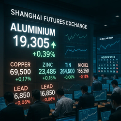 Shanghai Futures Exchange (SHFE): Base Metals Rise, Aluminum in Focus