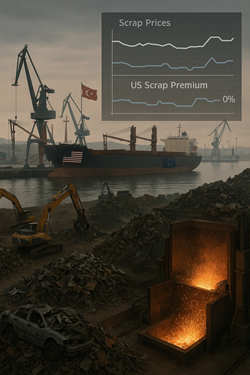 Turkey, Seaborne Scrap Imports Still Stagnant: Steel Mills Focus on Domestic Market