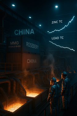 China: Zinc Concentrate Supply Rises, Smelters Strengthen Negotiations While Lead Remains Under Pressure