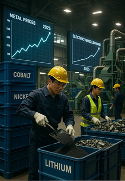 China: Battery Recycling Market Grows Strongly Amid Cobalt and Lithium Price Increases
