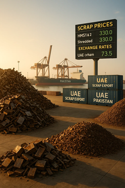 UAE Ferrous Scrap Market: Prices Stable After Weeks of Decline, Demand Still Sluggish